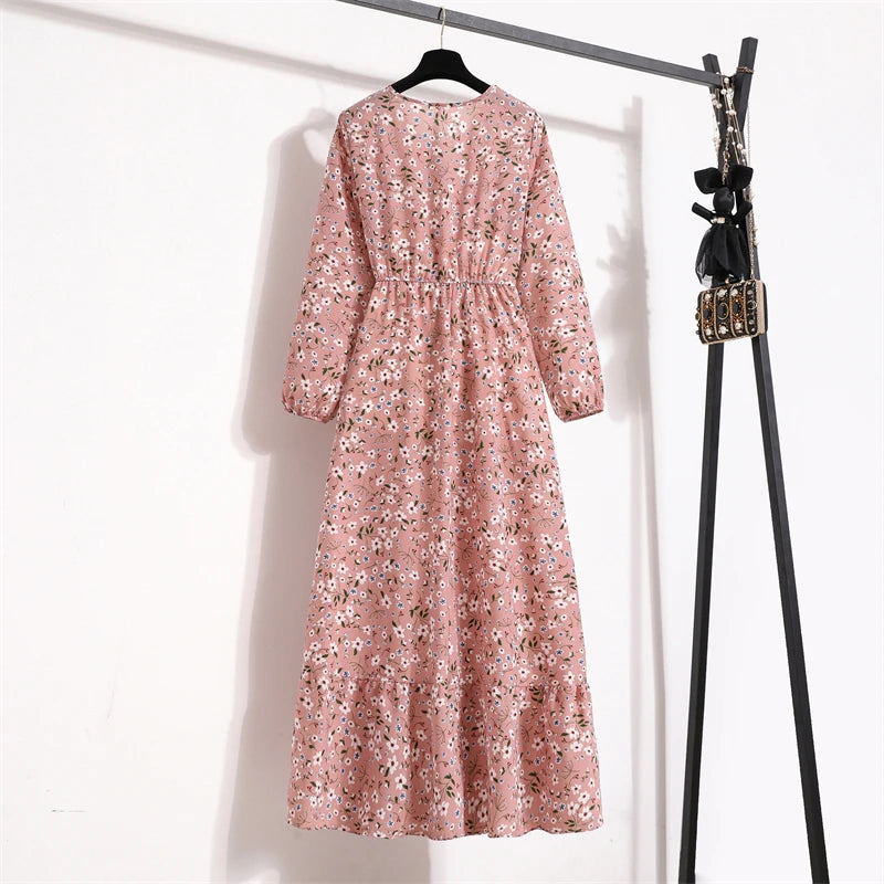 Boho™ Floral Maxi Dress – Summer Casual Elegance