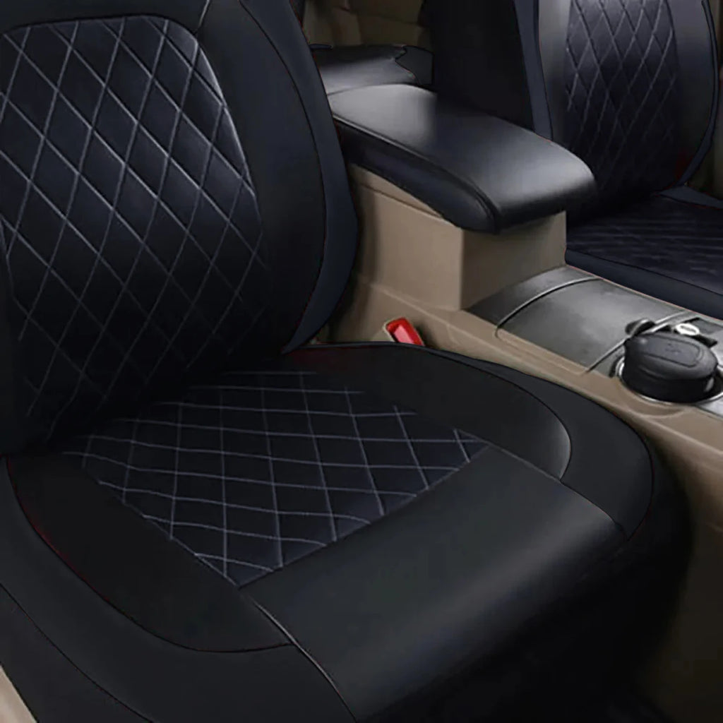 DriveGuard™ All-Season PU Leather Car Seat Cover – Waterproof & Universal Fit