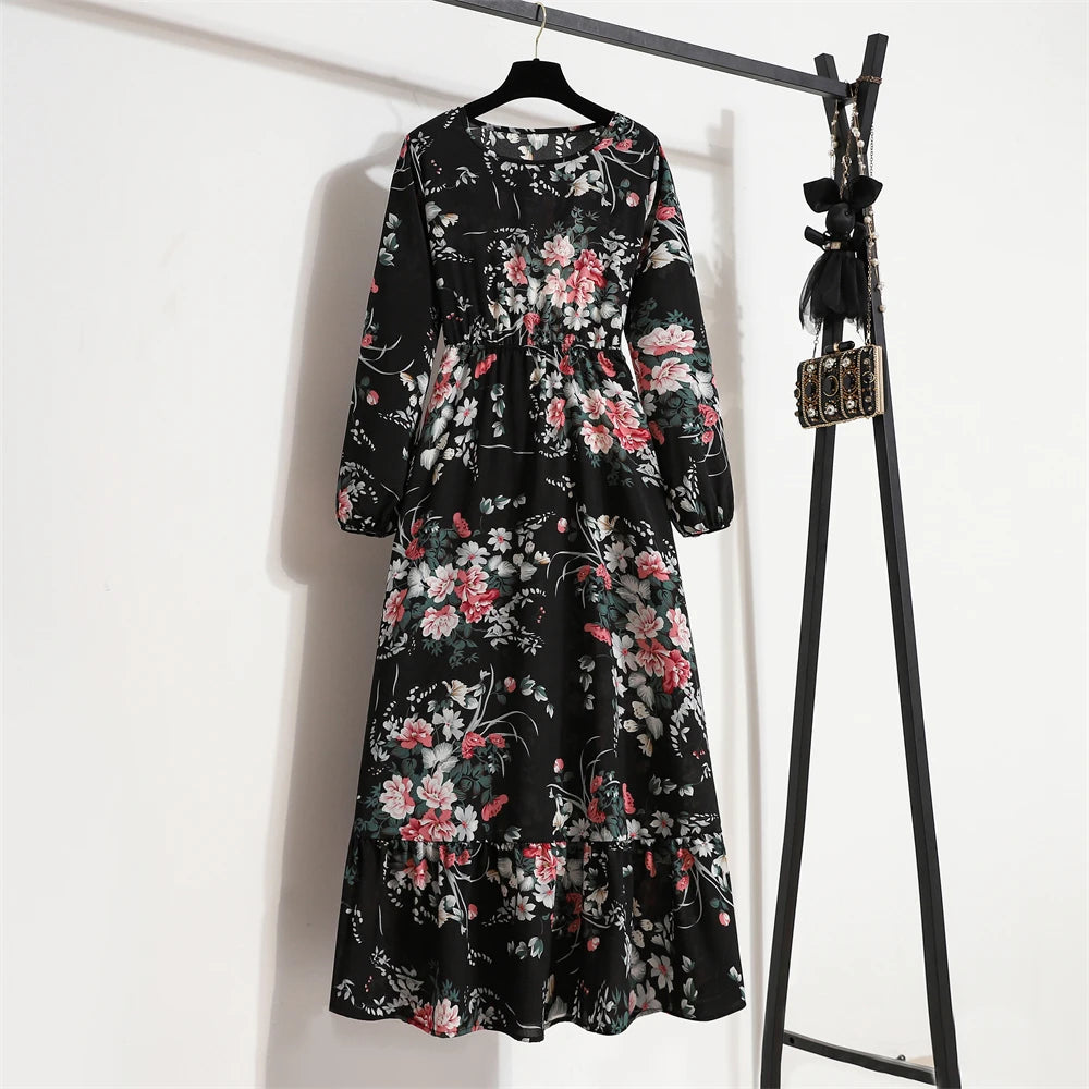 Boho™ Floral Maxi Dress – Summer Casual Elegance