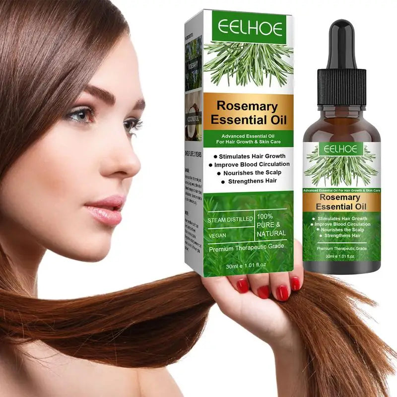 Rosemary™ Hair Growth Oil – Organic Scalp Strengthening & Nourishing Formula for Shiny, Healthy Hair