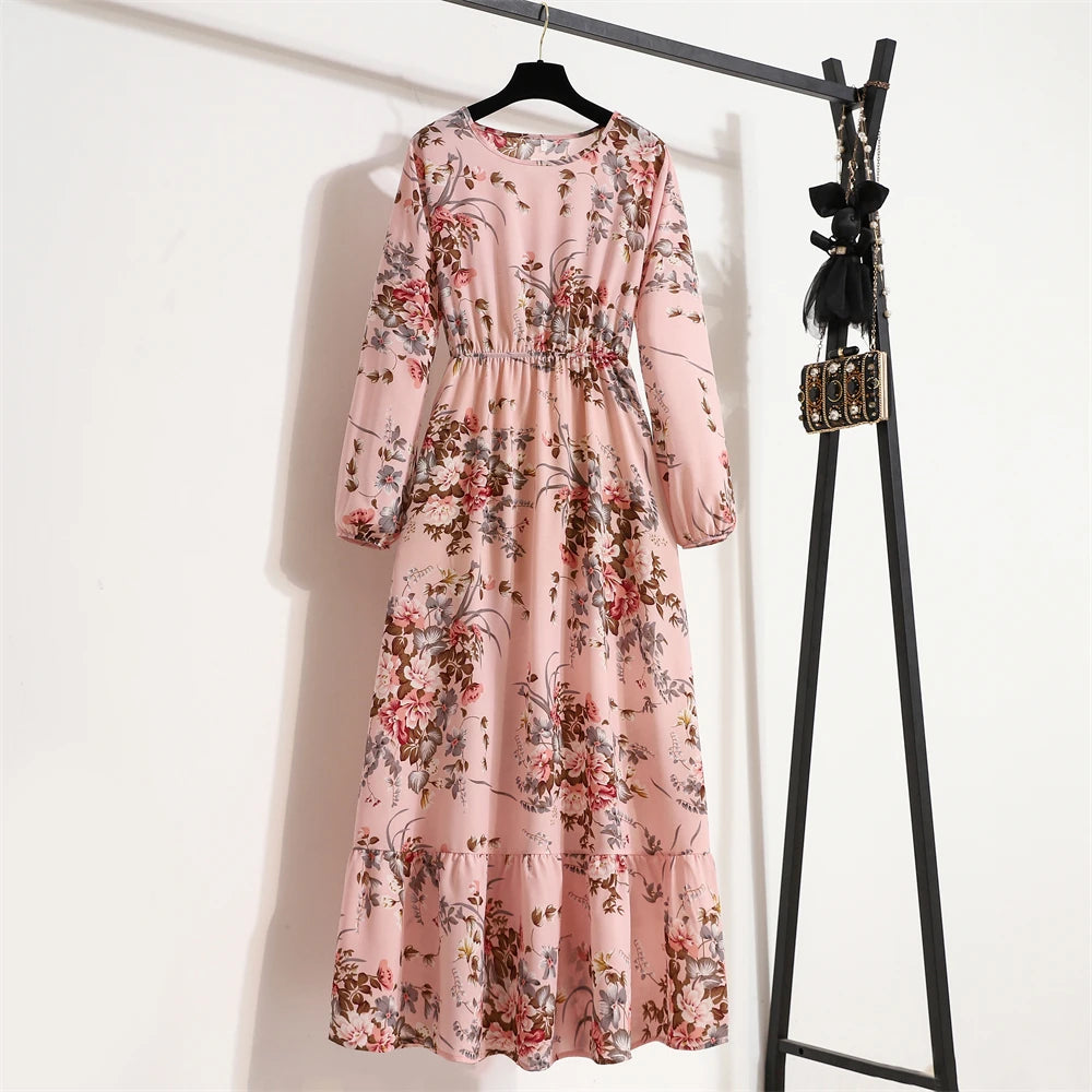 Boho™ Floral Maxi Dress – Summer Casual Elegance