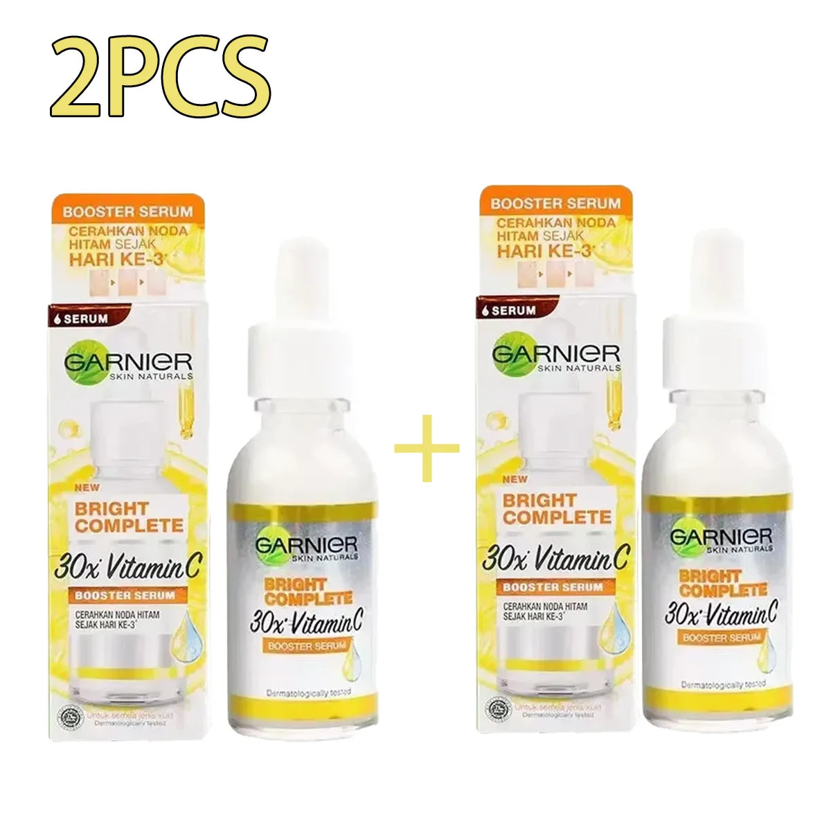 Garnier Vitamin C + Niacinamide Brightening Serum 30ml – Fade Acne Marks, Even Skin Tone