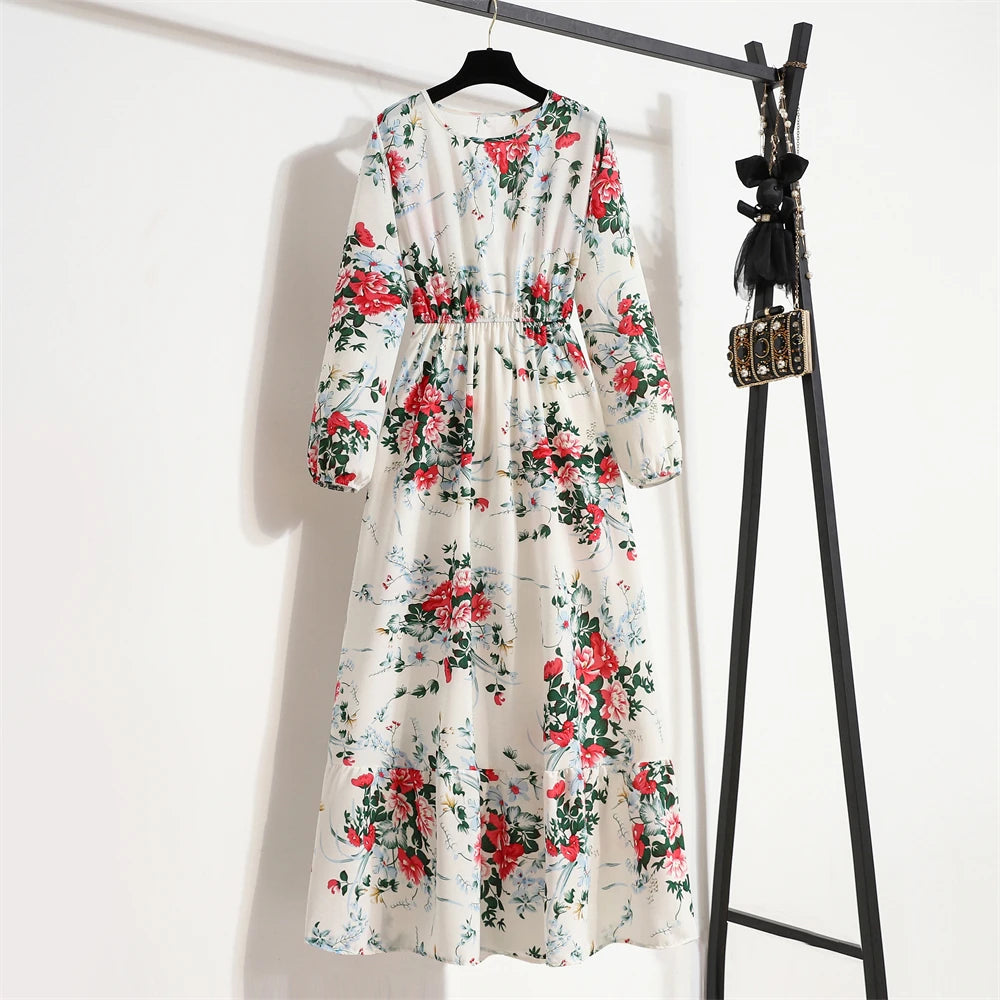 Boho™ Floral Maxi Dress – Summer Casual Elegance
