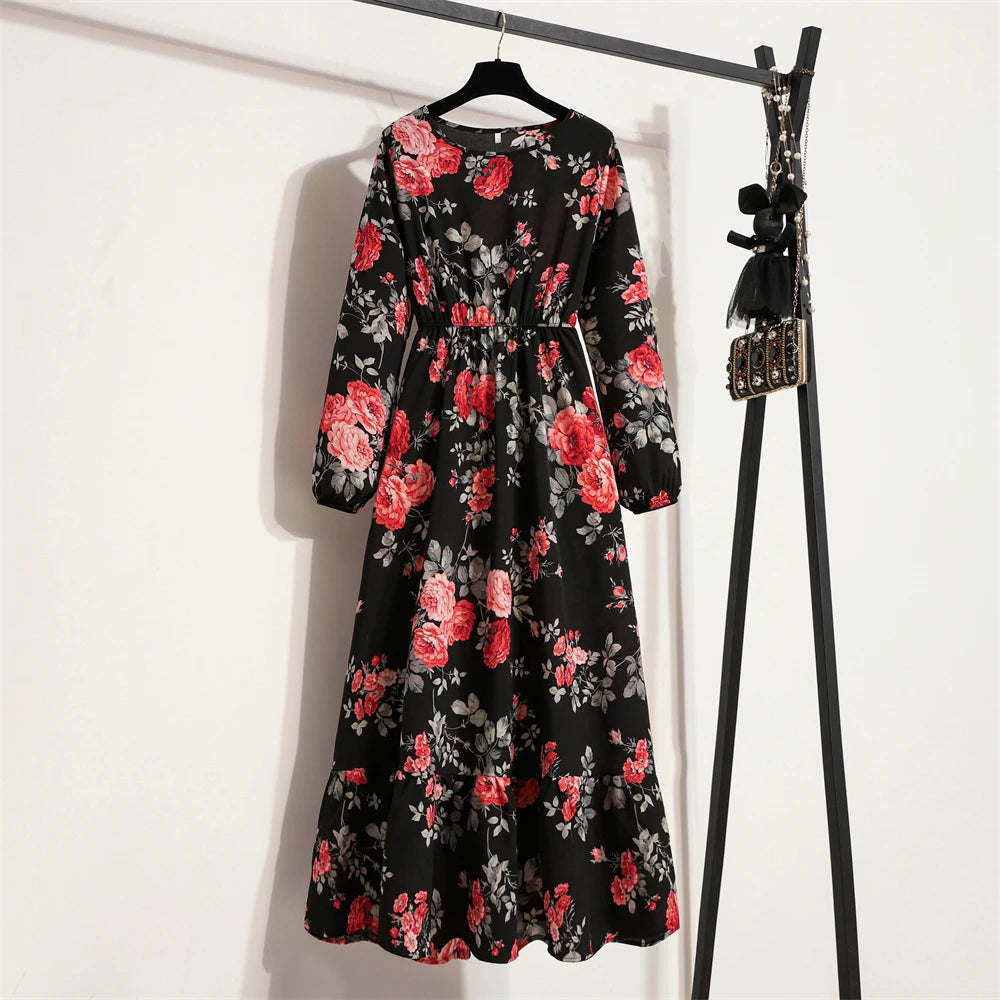 Boho™ Floral Maxi Dress – Summer Casual Elegance