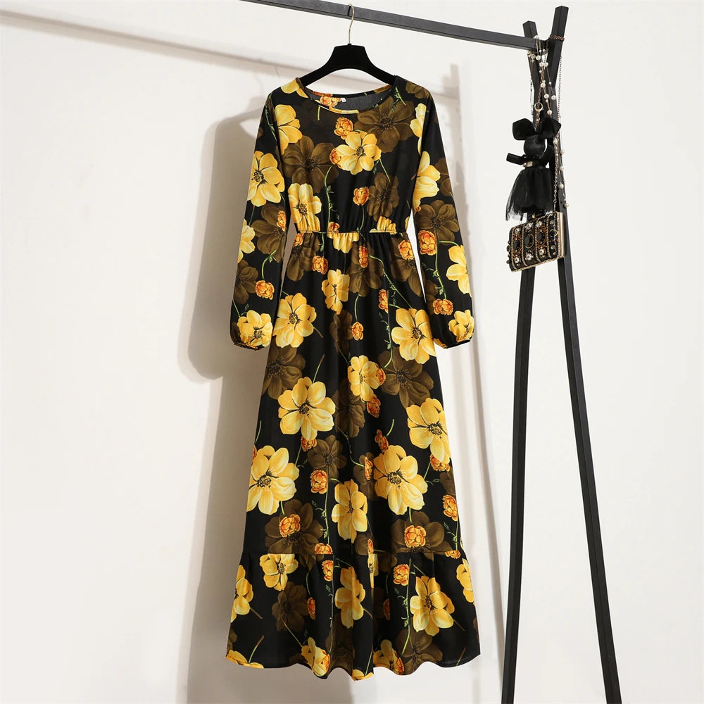 Boho™ Floral Maxi Dress – Summer Casual Elegance