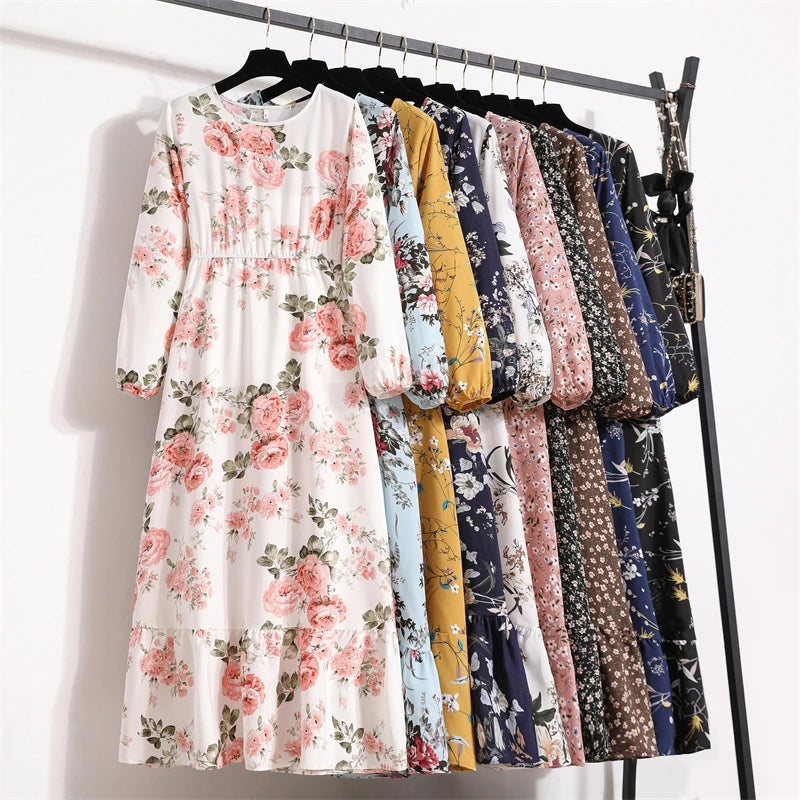 Boho™ Floral Maxi Dress – Summer Casual Elegance