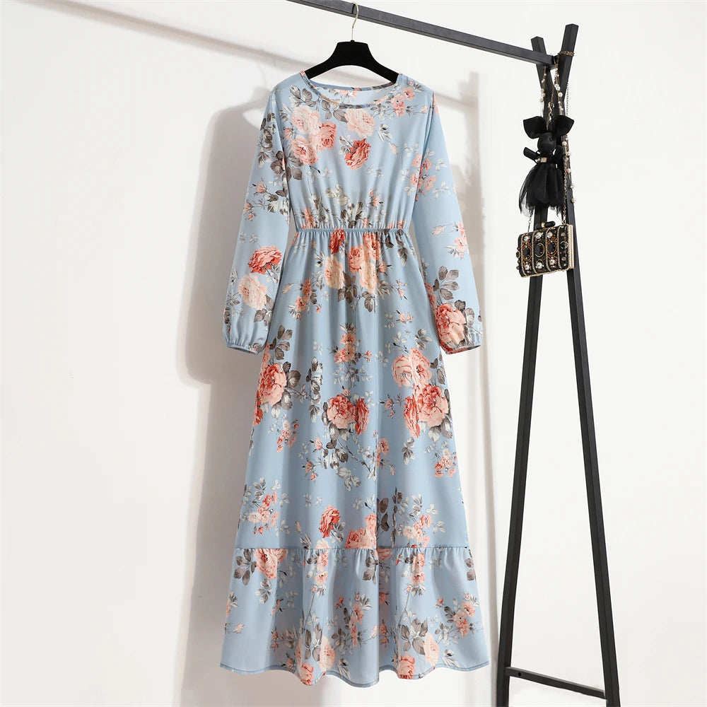 Boho™ Floral Maxi Dress – Summer Casual Elegance